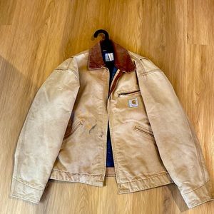 Amazing Condition. Made in USA Brown Duck Coat Carhartt w/ Blanket Lining